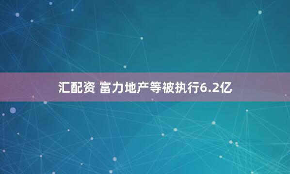 汇配资 富力地产等被执行6.2亿
