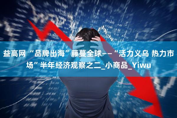 益高网 “品牌出海”藤蔓全球——“活力义乌 热力市场”半年经济观察之二_小商品_Yiwu